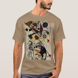 Camiseta Kandinsky Transversal Línea Ininterrumpida Pebble