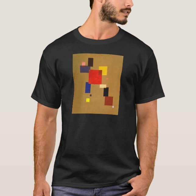 Camiseta Kandinsky Trece Rectángulos Resumen Pintura (Anverso)