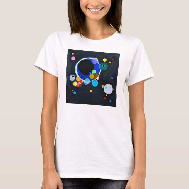 Camiseta Kandinsky varios círculos (Anverso)