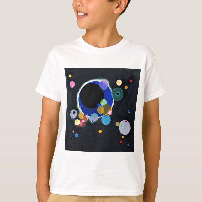 Camiseta Kandinsky Varios Círculos Artísticos (Anverso)