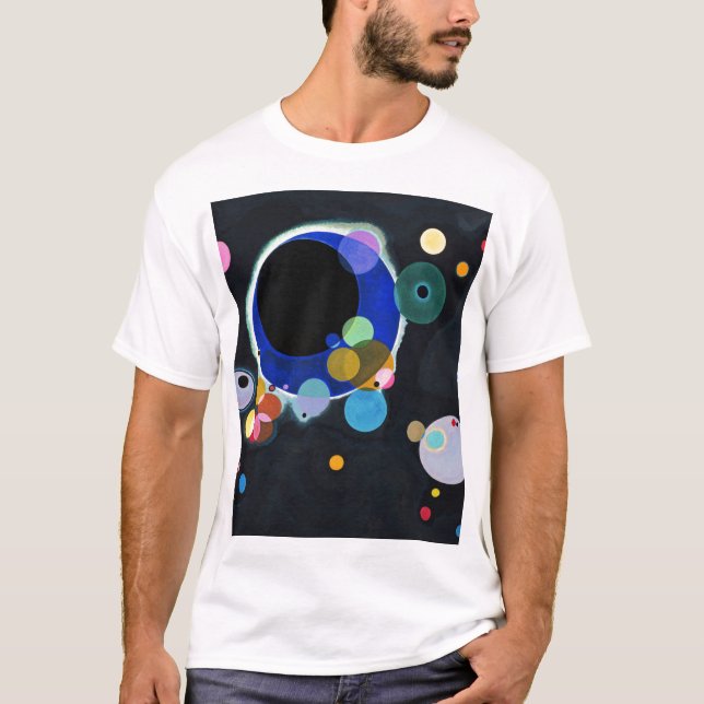 Camiseta Kandinsky Varios Círculos Artísticos (Anverso)