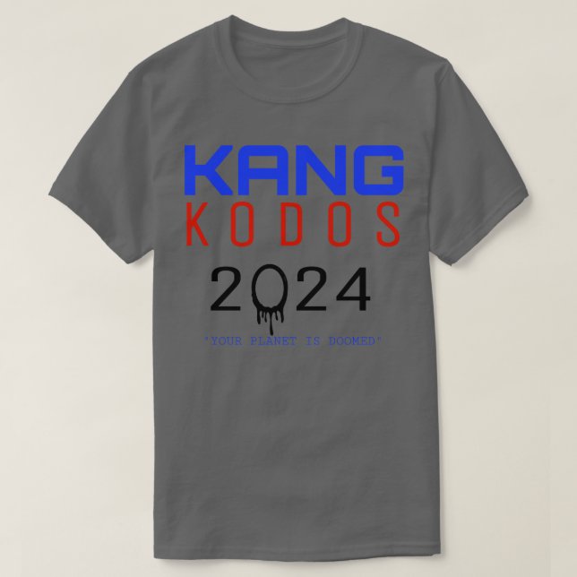 Camiseta KANG KODOS Simpsons Elecciones 2024 (Diseño del anverso)