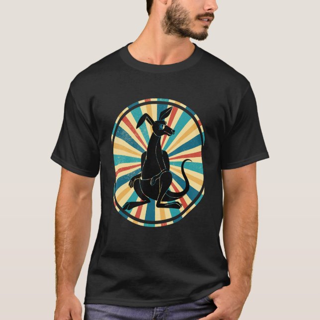 Camiseta Kanga animal australiana del zoológico australiano (Anverso)