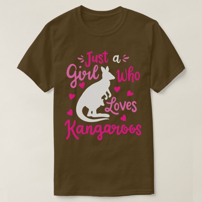 Camiseta Kangaroo Australia Australiano Kangaroo Lover (Diseño del anverso)
