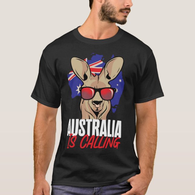 Camiseta Kangaroo Australia llama (Anverso)