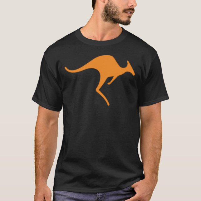 Camiseta Kangaroo, Australia, Wild, Logo, Artbykangaroo, Vo (Anverso)