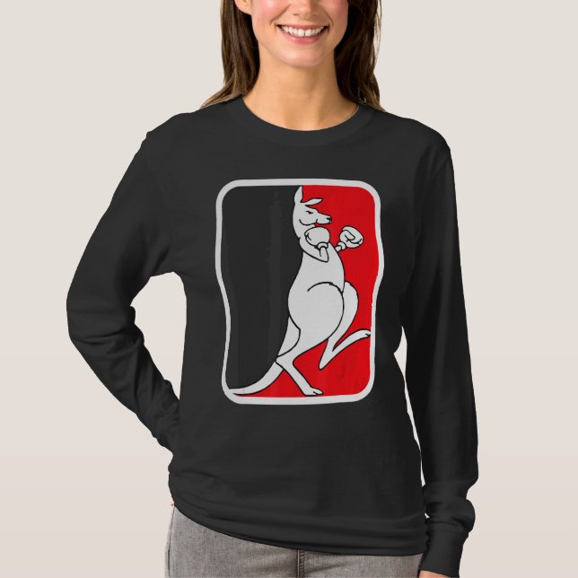 Camiseta Kangaroo Box Style Australia Outback Kangaroos Ret (Anverso)
