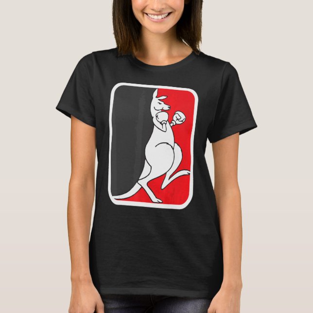 Camiseta Kangaroo Box Style Australia Outback Kangaroos Ret (Anverso)