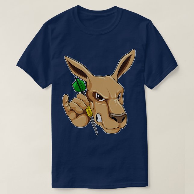 Camiseta Kangaroo como jugador de Dart con Dart (Diseño del anverso)