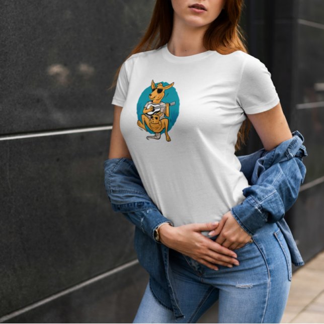 Camiseta Kangaroo con guitarra para bebés (Subido por el creador)
