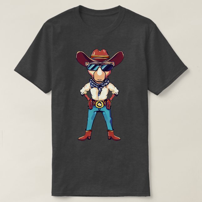 Camiseta Kangaroo Cowboy (Diseño del anverso)