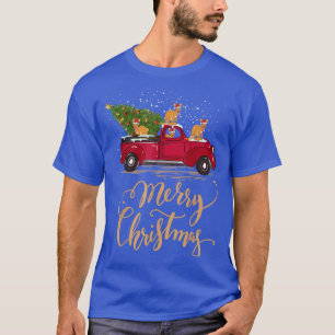 Camiseta Kangaroo Driing Christmas Tree Truck Kangaroo Chr