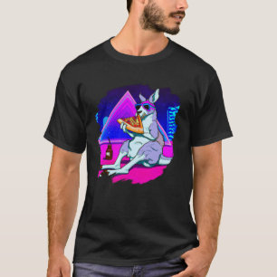 Camiseta Kangaroo Eating Pizza Guay Kangaroo Pizza
