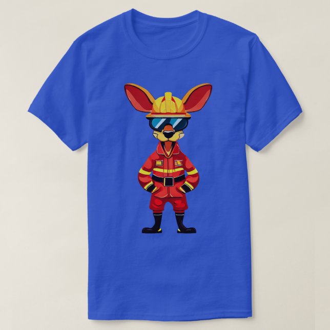 Camiseta Kangaroo Fireman (Diseño del anverso)