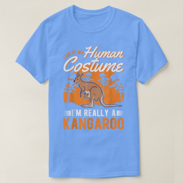 Camiseta Kangaroo Human Costume Halloween Kangaroo 5801 (Diseño del anverso)