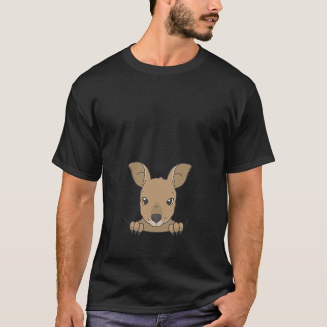 Camiseta Kangaroo Pouch Marsupial Australia Kangaroo Costum (Anverso)