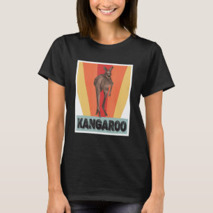 Camiseta Kangaroo Retro Australia Marsupials Kangar
