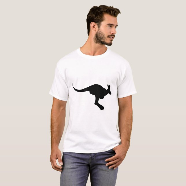 Camiseta Kangaroo Silhouette (Anverso completo)