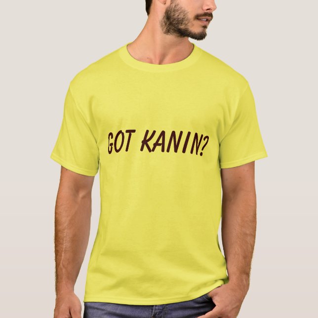 CAMISETA ¿KANIN CONSEGUIDO? (Anverso)