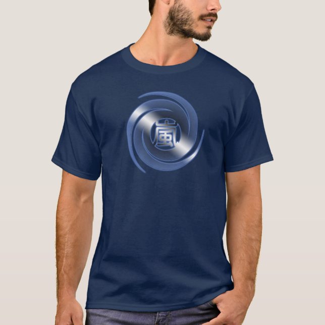 Camiseta Kanji de la tormenta (Anverso)