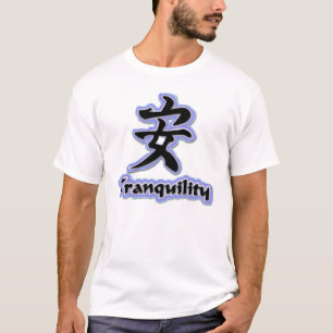 Camiseta Kanji de la tranquilidad