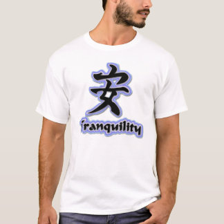 Camiseta Kanji de la tranquilidad