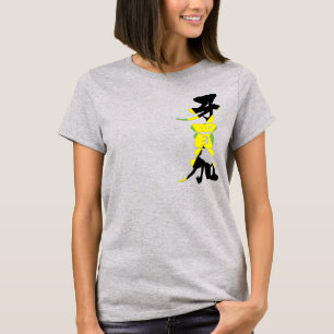 Camiseta [kanji] Jamaica con colores de bandera