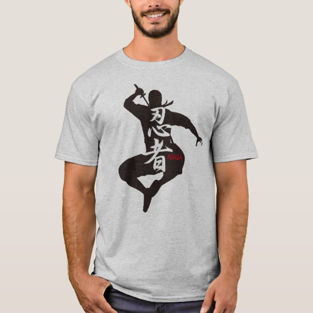 Camiseta kanji,NINJA (Anverso)