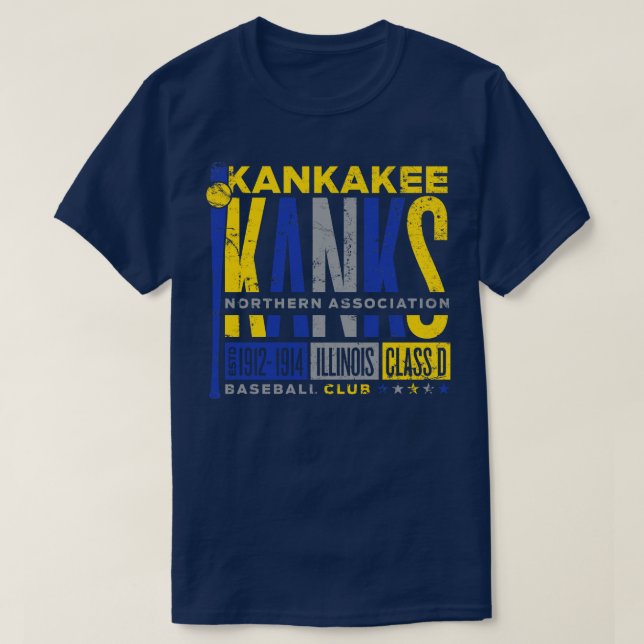 Camiseta Kankakee Kanks (Diseño del anverso)