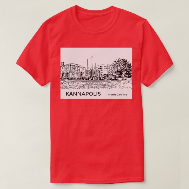 Camiseta Kannapolis North olina (Diseño del anverso)