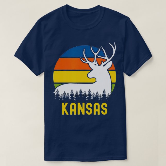 Camiseta Kansas Buck Deer (Diseño del anverso)