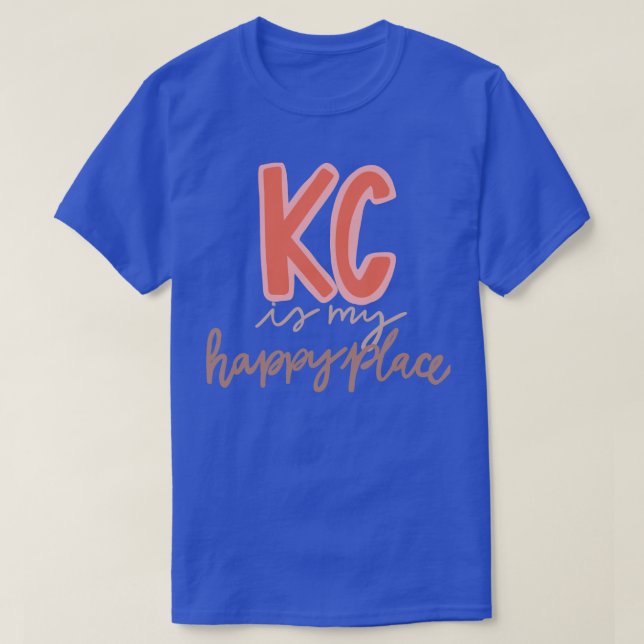Camiseta Kansas City es mi lugar feliz (Diseño del anverso)