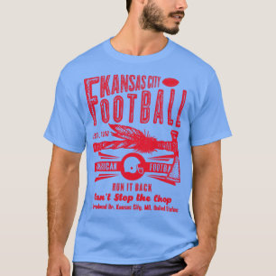 Camiseta Kansas City Est 1960 Tomahawk Vintage Red Text
