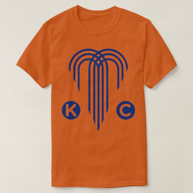 Camiseta Kansas City La ciudad de las fuentes (Diseño del anverso)