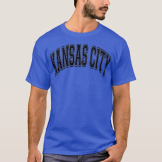 Camiseta Kansas City Missouri Varsity Style Texto gris con