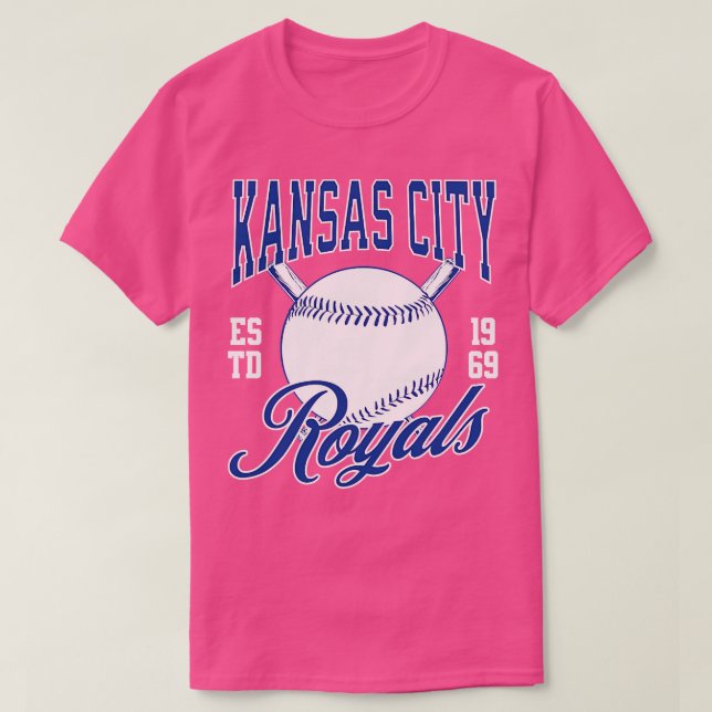 Camiseta Kansas City Royaaaaaaals Estilo Minimalista (Diseño del anverso)