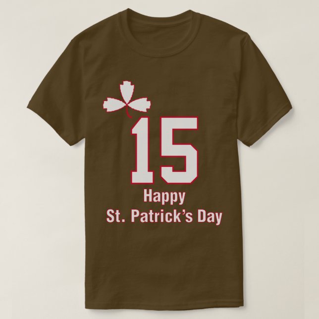 Camiseta Kansas City St Patrick Mahomes Day (Diseño del anverso)