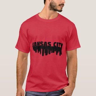Camiseta Kansas City y Skyline White sobredimensionados