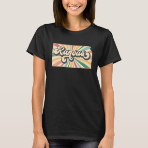 Camiseta Kansas Hogar Estado US Vintage Retro País Patriota