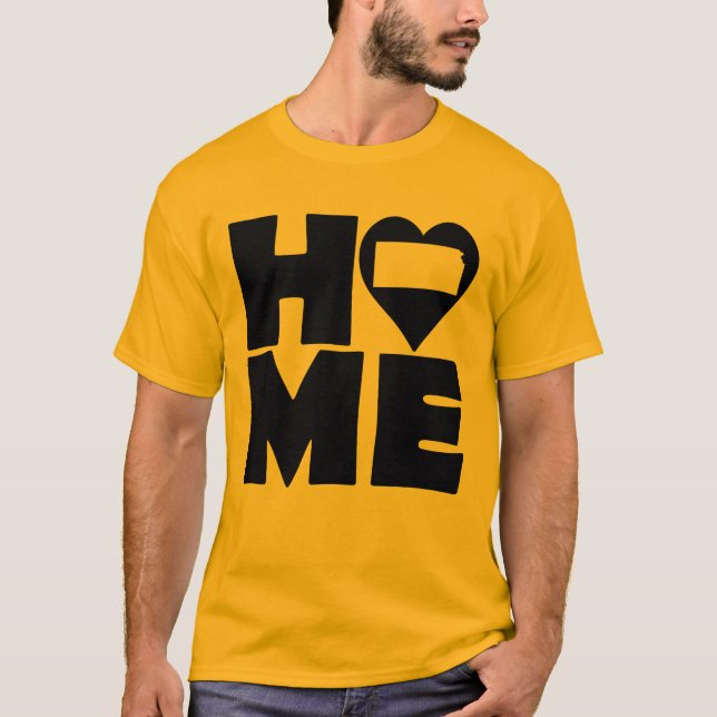 Camiseta Kansas Home Heart State Tees (Anverso)