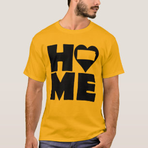 Camiseta Kansas Home Heart State Tees T-Shirt