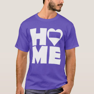 Camiseta Kansas Home Heart State Tees T-Shirt