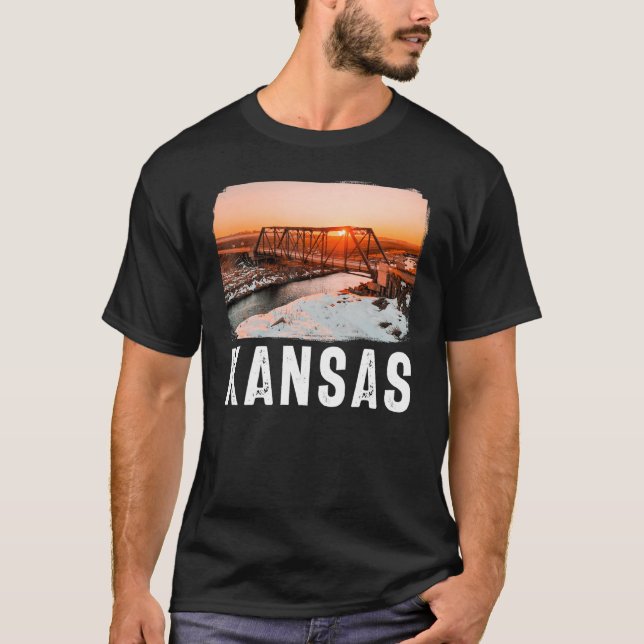 Camiseta Kansas Kansas Touris Kansas (Anverso)