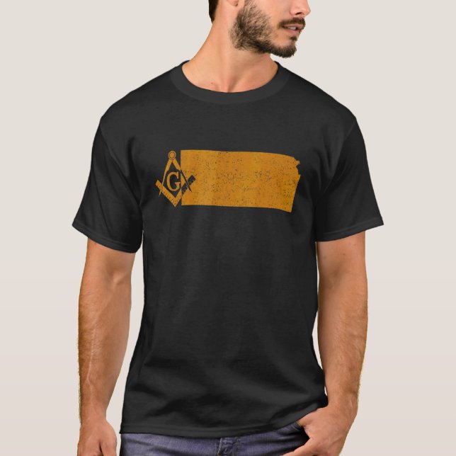 Camiseta Kansas Masons Grand Lodge Af&am Freemasons Padre' (Anverso)