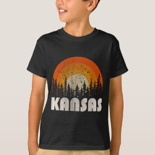 Camiseta Kansas - naturaleza divertida vintage senderismo 6