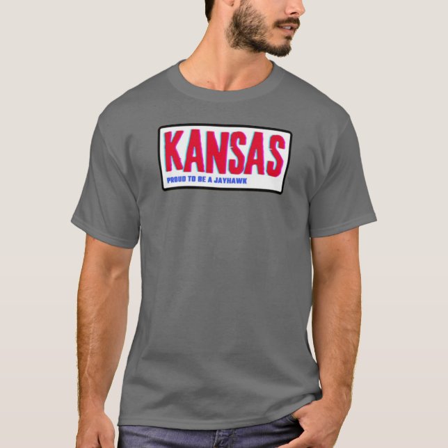 Camiseta Kansas Orgulloso de ser Jayhawk (Anverso)
