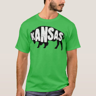 Camiseta Kansas State Buffalo Bison Retro Sunflower State