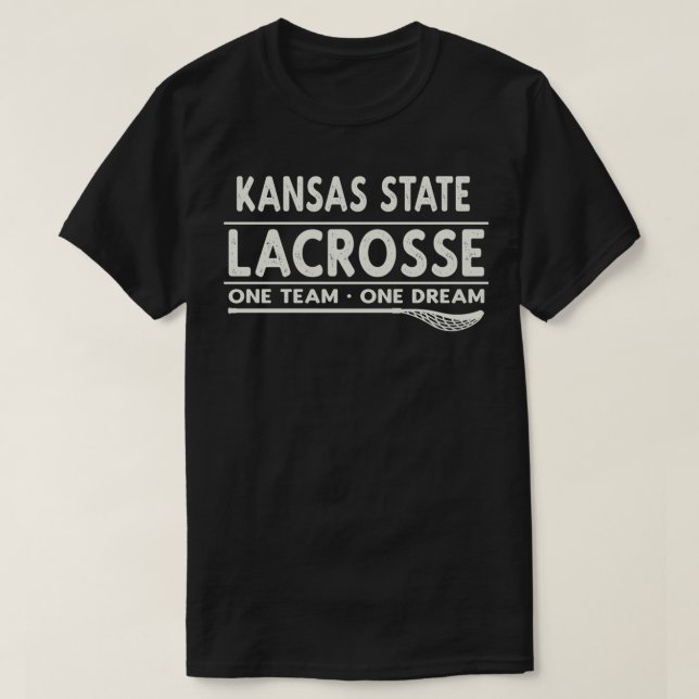 Camiseta Kansas State Lacrosse One Team One Dream (Diseño del anverso)