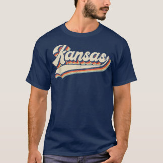 Camiseta Kansas State Vintage Retro Regalo Hombres Mujeres 