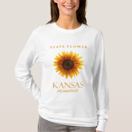 Camiseta Kansas Territory Flower The Helianthus